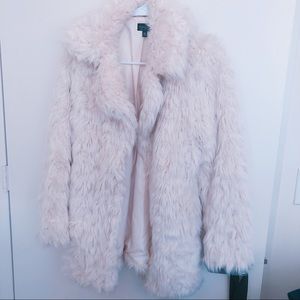 Topshop Furry jacket/faux fur jacket